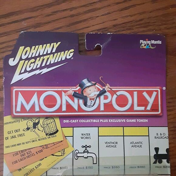 Vtg Johnny Lightning Monopoly Lot Of 2 Cars Ford Coupe PT Cruiser Bundle - Picture 11 of 14